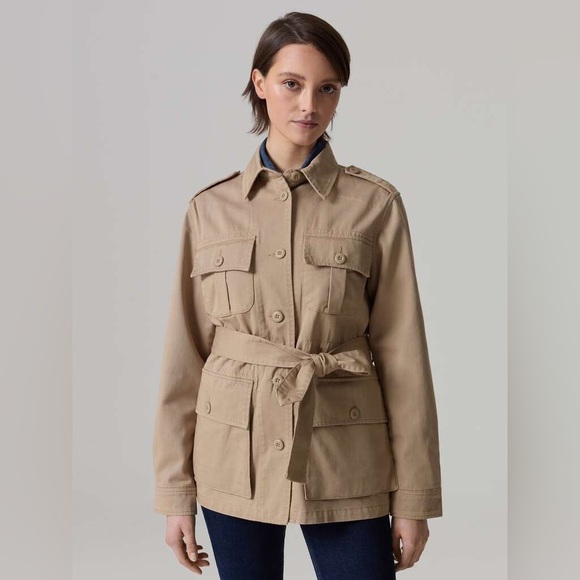 Piombo XS Women’s Safari jacket with buttons and belt - Picture 1 of 8